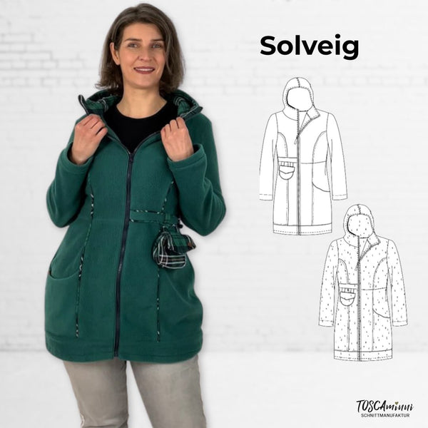PDF - Patron digital de la veste Solveig de TOSCAminni du 34 au 54 (fr)