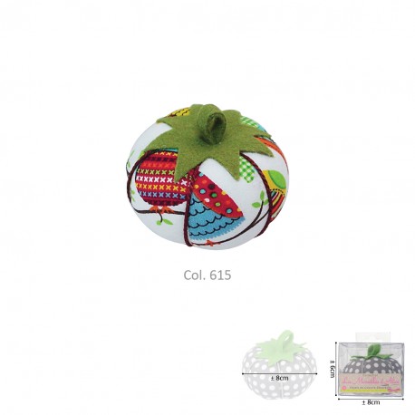 Tomate porte épingle "Chouette fond blanc" (prix à la pièce)