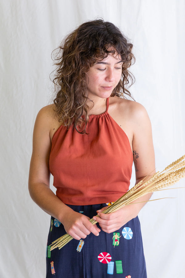 PDF - patron digital Margarita top de Lantoki du XS au 4XL (angl)