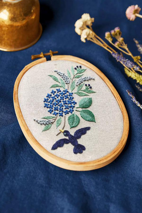 Kit broderie classique - Hortensia (prix pour l'ensemble)