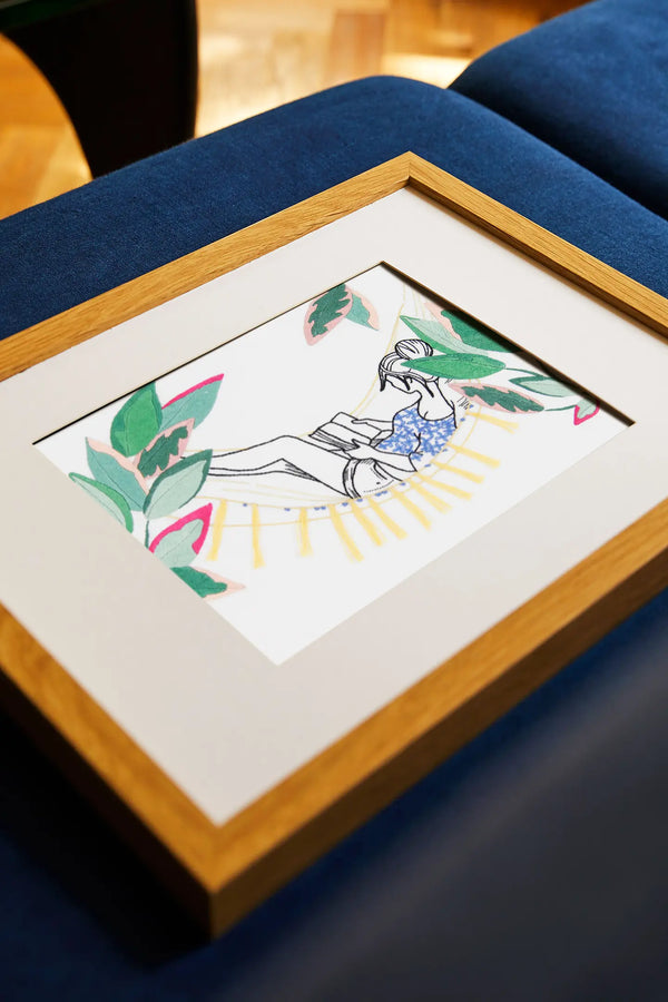 Kit à broder Hamac par Joanna Hateley - marque DMC (prix pour le kit)