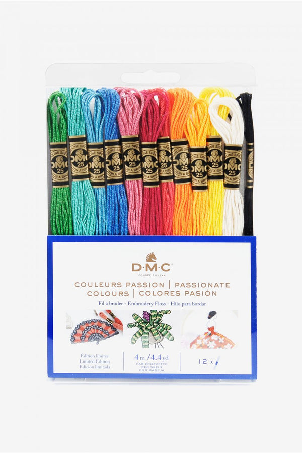 Kit broderie - couleurs passion (prix pour le set)