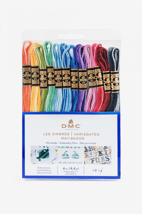 Kit broderie - couleurs ombrées - DMC (prix pour le set)