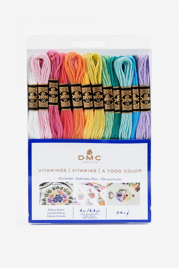 Kit broderie - couleurs vitaminées (prix pour le set)