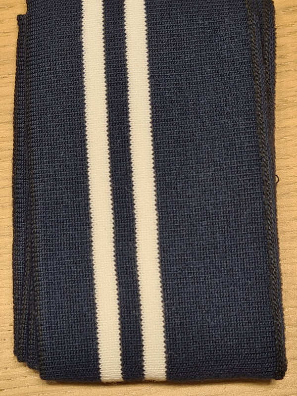 Bord cote rayé marine et blanc ( prix à la pièce 80cm X 6cm)
