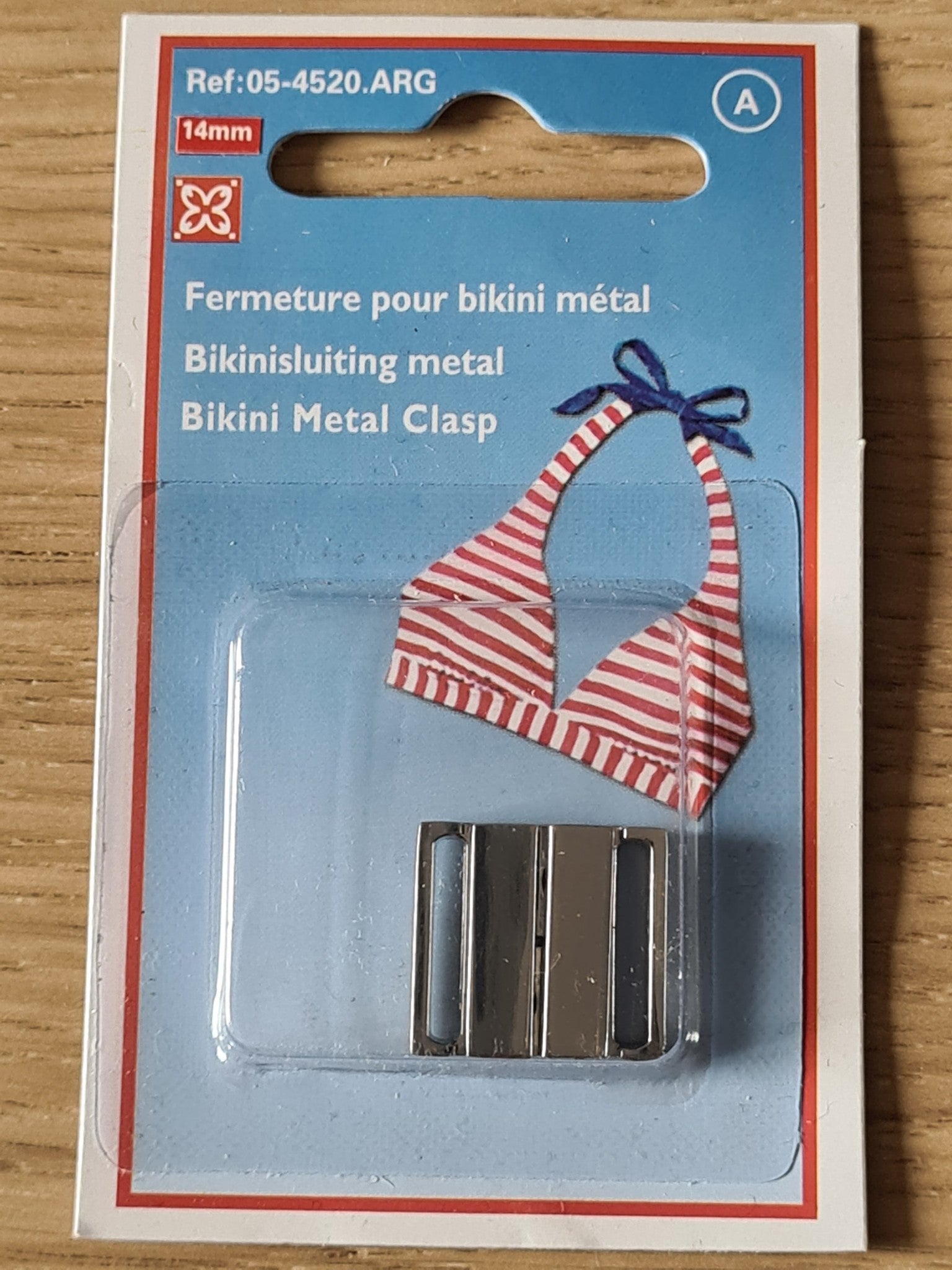 attache bikini metal