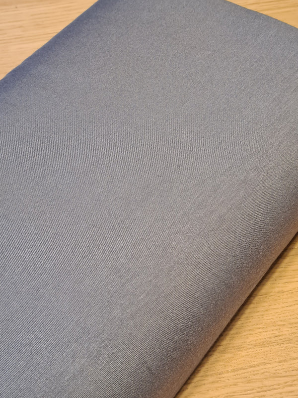 Jersey de viscose - gris souris uni certifié Oeko-tex (prix pour 10cm)