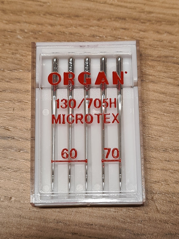 Boîte de 5 aiguilles machine microtex 60/70 (prix pour la boîte)