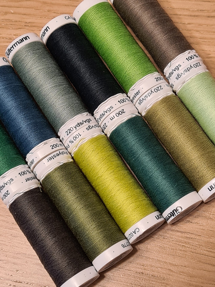 Bobine Fil Polyester 200 M Vert Limon – Oeko-Tex, Fabriqué En Europe