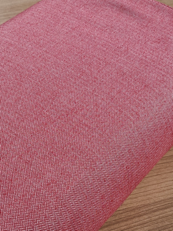 Tissus motif "herringbone" tons rouges (prix pour 10cm)