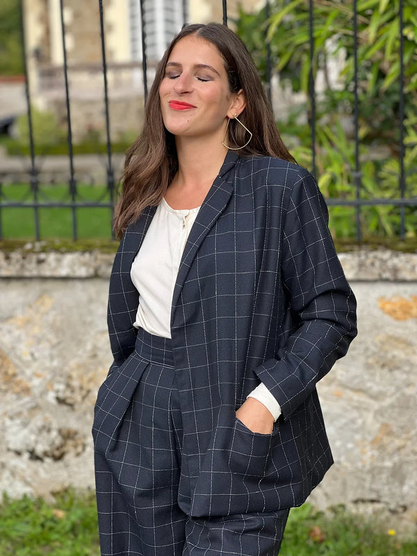 Patron du blazer Alexandra de l'Atelier des premières - taille 34 à 50