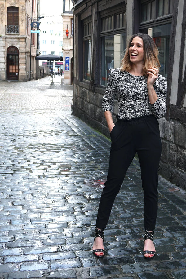 PDF - Patron digital du pantalon Alexia de l'Atelier des premières - taille 34 à 50 (Fr)