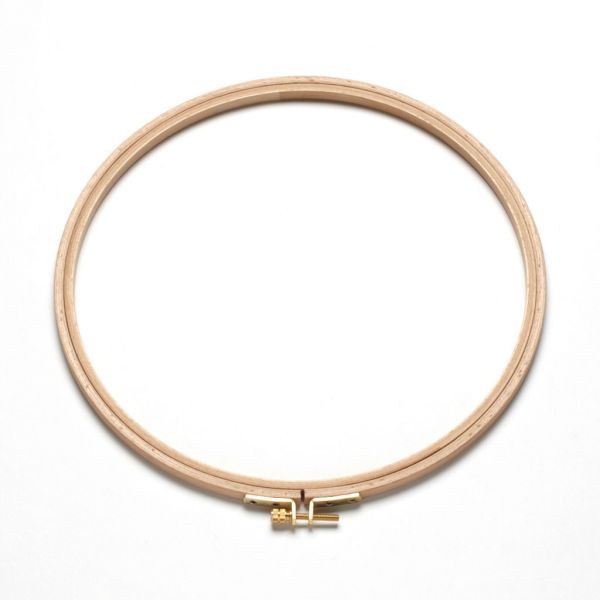 Cercle à broder en bambou de taille 25cm (prix à la pièce)