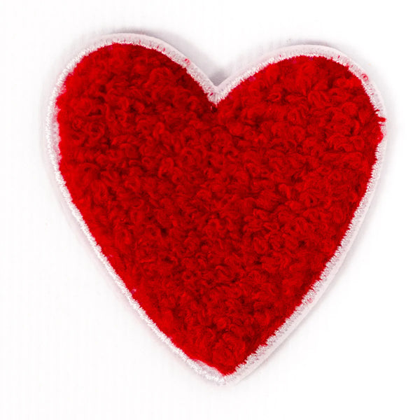 Patch thermocollant / écusson coeur rouge - sweetheart de Ikatee (prix à la pièce)
