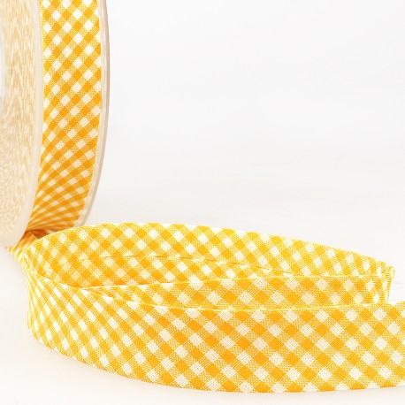 Biais vichy de 20mm - Plusieurs coloris (prix au mètre)