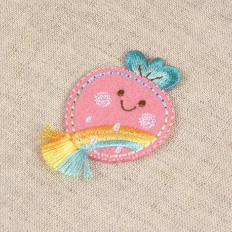 Patch thermocollant fraise fun - (prix à la pièce)