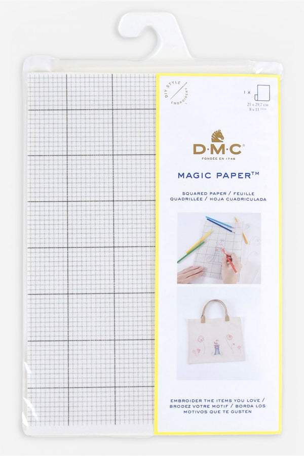 Magic paper - feuille A4- moyens carreaux de marque DMC