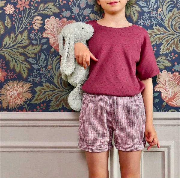 Pyjama mixte Sacha de Ikatee - taille 3 ans à 12 ans (fr et angl)