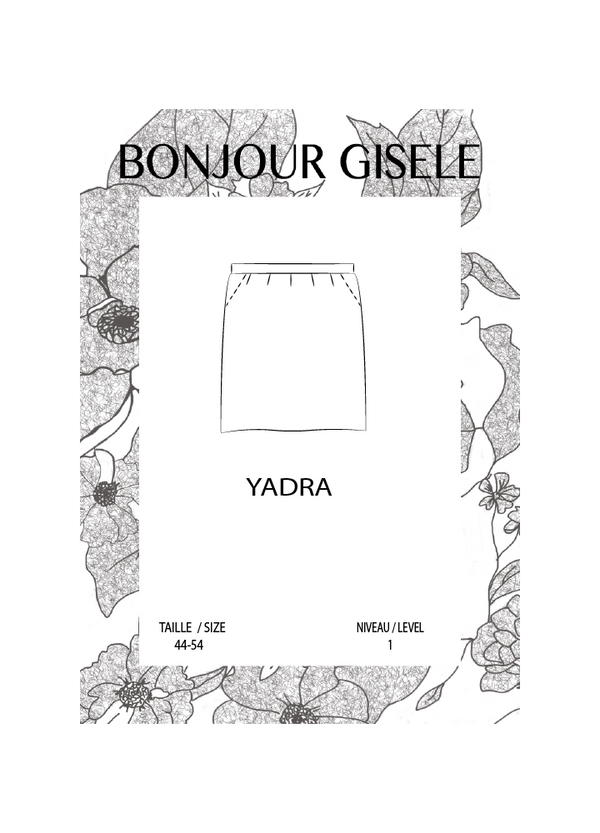 Patron de jupe Yadra de Bonjour Gisèle - taille 44 à 54