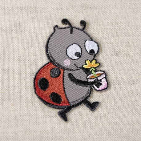Patch thermocollant coccinelle - (prix à la pièce)