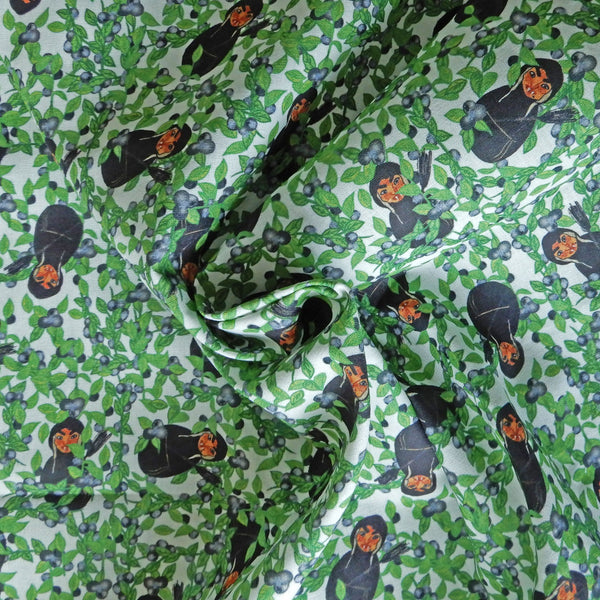 Tissu 100% coton sorcières - Macralles de Vielsam certifié Oeko Tex (par unité de 10cm)