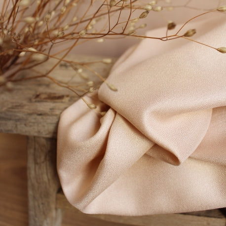 Crêpe de viscose Atelier Brunette - Blush (prix pour 10cm)